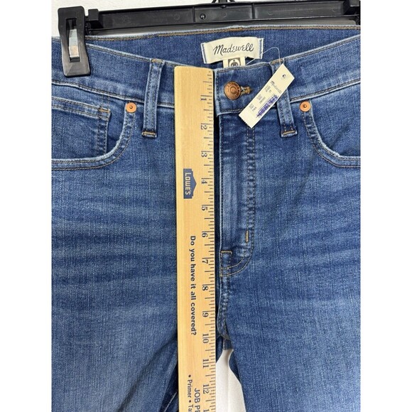 Madewell 9” Mid-Rise Skinny Jeans Size 28 Pendale Wash Stretch Magic Pockets NEW - Picture 11 of 12